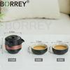 Наборы керамических чайников BORREY, портативный дорожный чайный сервиз, черный керамический чайник, гайваньские чайные чашки, чашка для чайной церемонии, изысканные подарки