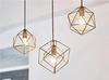 Interform LT-1093SQ Brace L Pendant Light (Bulb not included, sold separately) CubeSquare Large, Gold