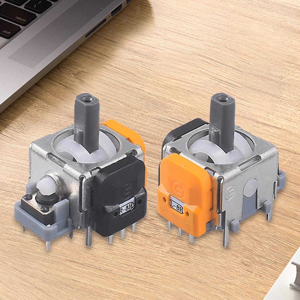2PCS Hall Effect Joystick 3D Analog Sensor ThumbStick Replacement Game Controller Joystick Module 3D Analog Joystick for PS4/PS5