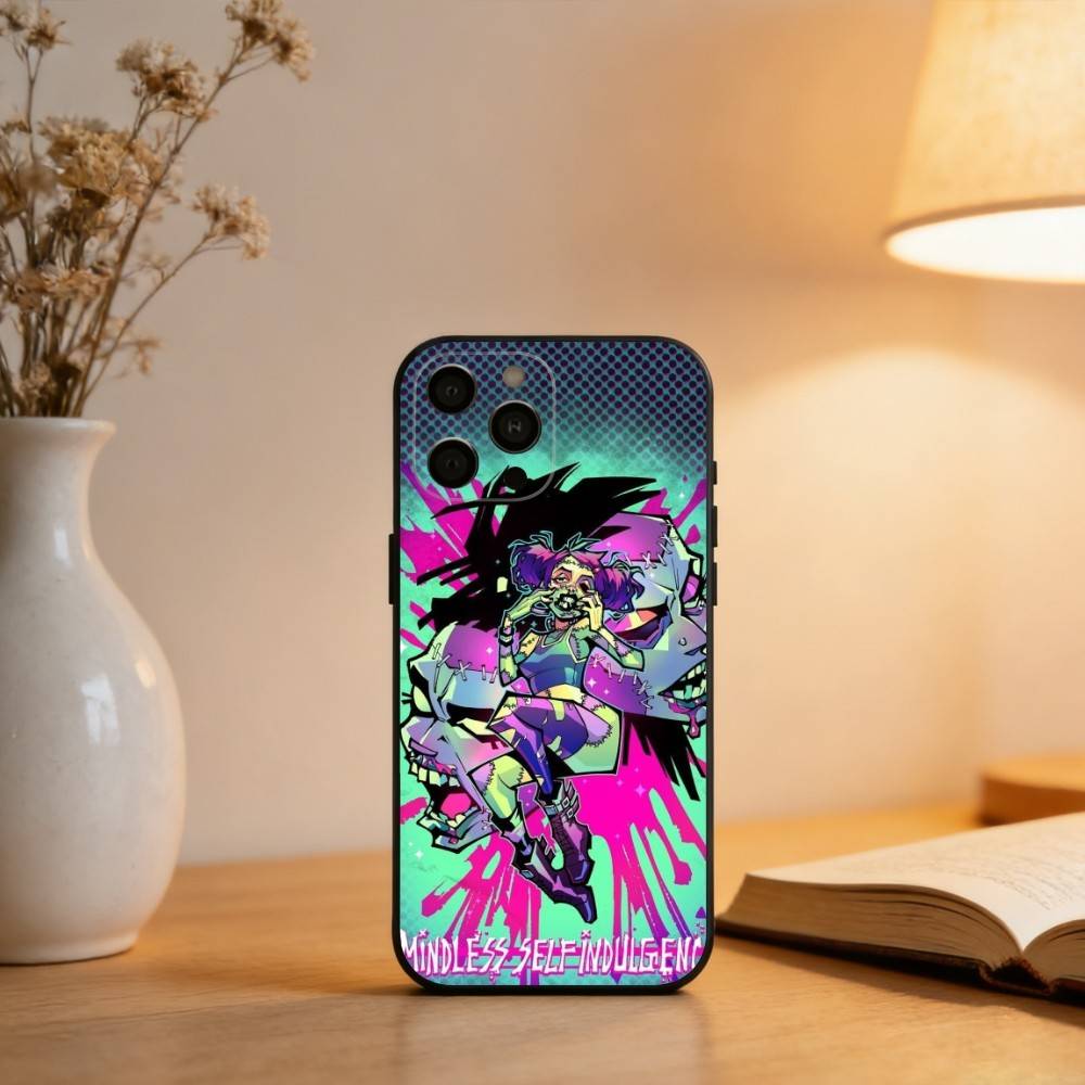 Чехол для телефона M-Mindless Self Indulgence для iPhone 17,16,15,14,13,12,11 Plus,Pro Max,XS, Мягкий силиконовый черный чехол