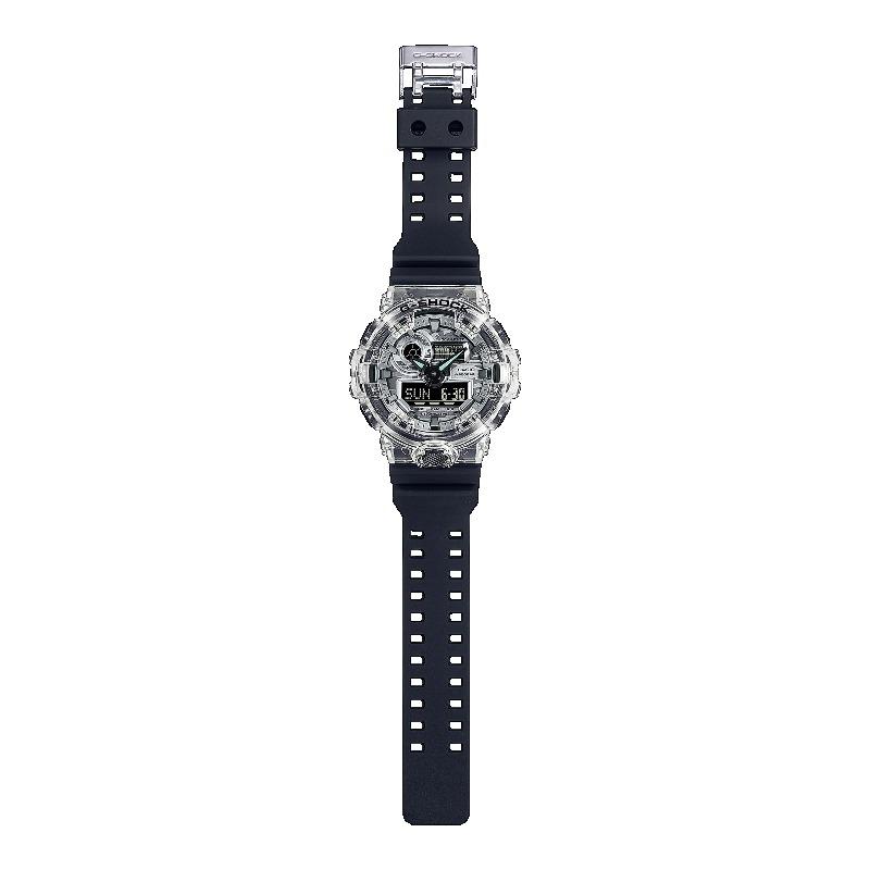 Casio Мужские часы G-SHOCK из смолы, водонепроницаемые 200 м, цифровые, ударопрочные, кварцевые GA-700SKC-1A