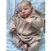 19 дюймов, уже окрашенная, готовая кукла Reborn, Levi Awake, размер новорожденного ребенка, 3D кожа, видимые вены, коллекционная художественная кукла