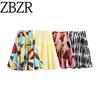Za Spring and Autumn New Arrivals Women's Clothing Zr European and American Style Foreign Trade Fashion Versatile Casual Printed Midi Skirt 2183048