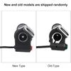 Vbest life 1 Pair E-Bike Throttle Voltmeter Handlebar Grip, Waterproof E-Bike Throttle Handlebar with LCD Display Modified Part for Electric Bike