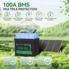 12.8V 100Ah Mini Lithium Iron Phosphate Battery Suitable for Energy Storage Systems Such As Fishing Motors, Camping RVs, Etc