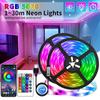 USB LED Strip Lights APP Control Color Changing 5050 RGB Led Light Flexible Lamp Tape for Room Decoration TV Backlight Diode
