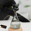 Egyptian Cat Weather Forecast Bottle Predictor Monitor Glass Storm Bottle With Wooden Base Desktop Ornaments Room Decor Gifts