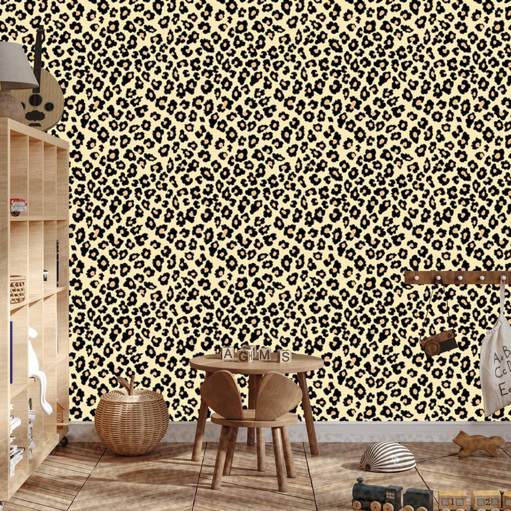 Animal Skin Wallpaper Brown, Beige, Cream and Ochre 50x1000
