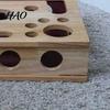 Eco-friendly Feline Toy Cat Scratching Wooden Scratch Puzzle Enrichment Box Safe Nail Daily Use Entertainment File Scratcher for Indoor Cats