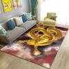 3D Cartoon Dragon Area Rug Large,Carpet Rug for Living Room Bedroom Sofa Doormat Kitchen Decoration,kid Play Non-slip Floor Mat