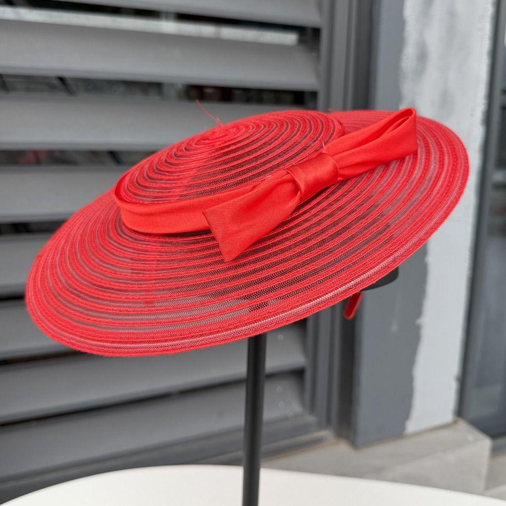 French Vintage Fascinator Hat Exquisite Mesh Pillbox Hat Retro 1920s Hair Accessories Dance Show