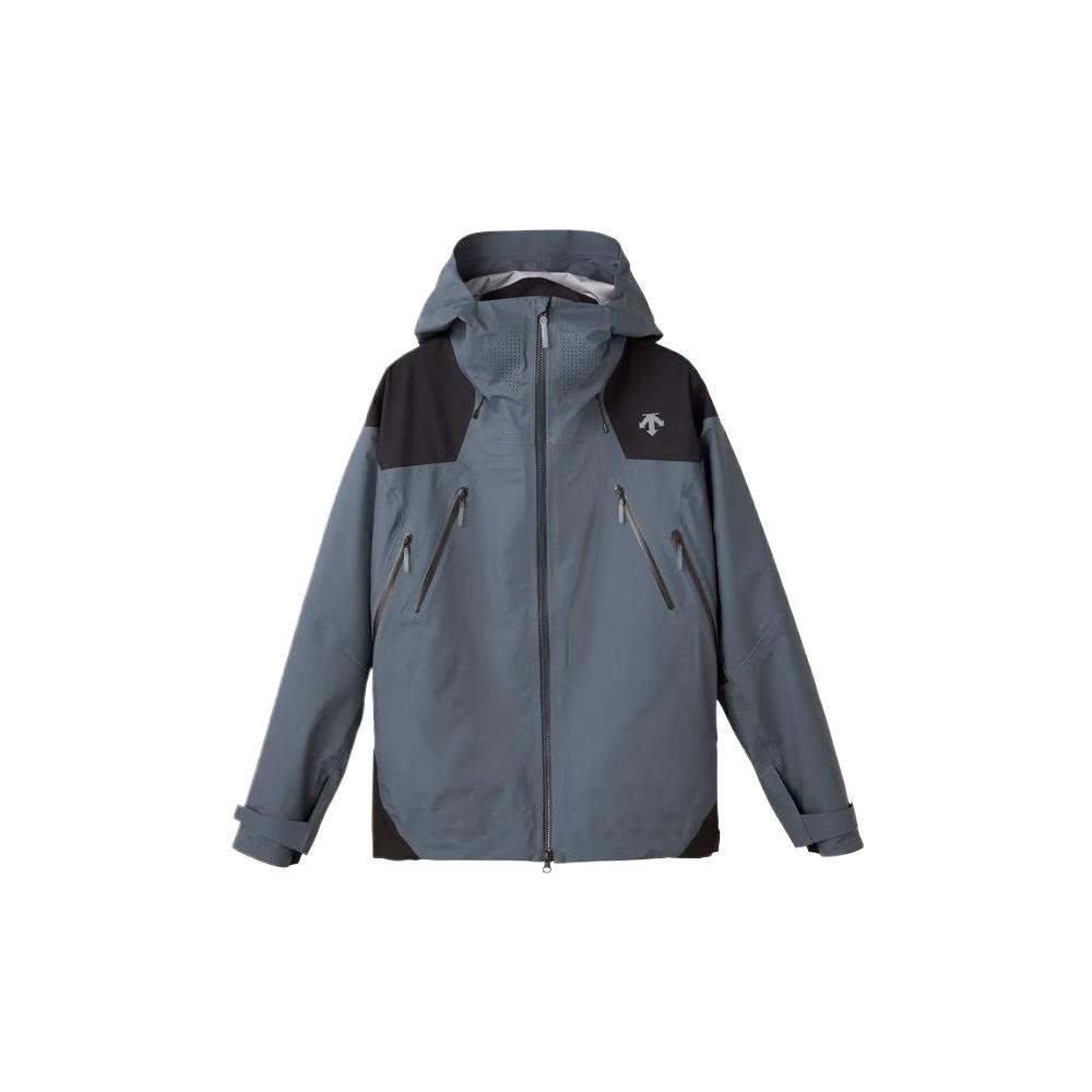 DESCENTE ALLTERRAIN 81 Waterproof, Windproof, And Water Repellent Windbreaker Jacket Men's Light Gray D4111OJK41-GY-GY