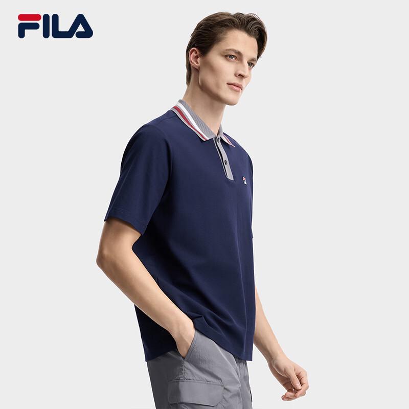 Fila Мужская вязаная рубашка-поло Jackson Yee свободного кроя