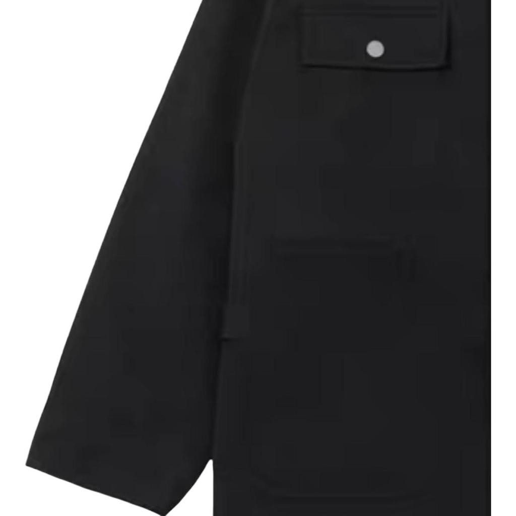 Carhartt WIP X INVINCIBLE Collaboration SS23 Solid Color Logo Embroidered Work Jacket Men jackets Black A222076-BK