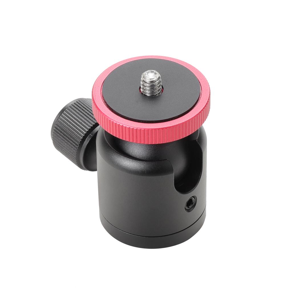 Aluminum Alloy Mini Ball Head Rotatable Ball Head Photography Accessory Replacement with 3 8 Inch Screw Hole 1 4 Inch
