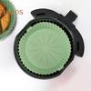 Silicone Bakeware Non Stick Microwave Good Flexibility Practical Round Design Fryer Silicone Bakeware Baking Tools