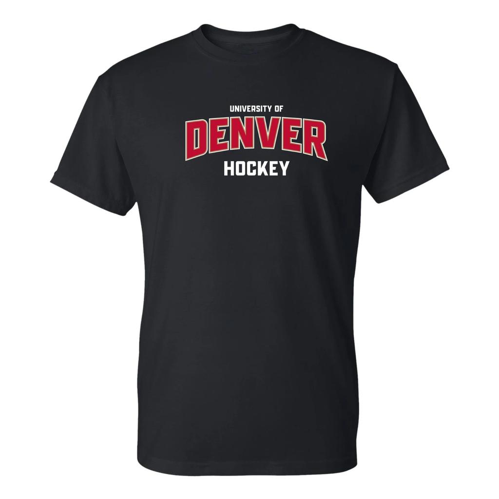 UGP Campus Apparel Футболка с логотипом NCAA Университет Денвера Арка Спортивная команда по хоккею