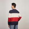 Tommy Hilfiger Хлопок Повседневный Для Поездок На Работу В Полоску Свободный С Круглым Вырезом Свитер Вязаный Топ Мужские топы Черный Белый Красный MW0MW35651