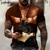 Vintage Knights Templar 3D Print T-Shirt Kids Summer Kids Short Sleeve Tee Boy and Girl T-Shirts Street Y2k Clothes