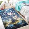 Free Shipping! P0kemen Eevee Umbreon Print Cartoon Carpet Bedroom Living Room Sofa Study Mat Balcony Garden Camping Portable Rug