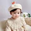 Cute Casual Cotton Baby Knitted Beret Newborn Windproof Infant Beanie Hat Pumpkin Cap Baby Hat Toddler Painter Hat