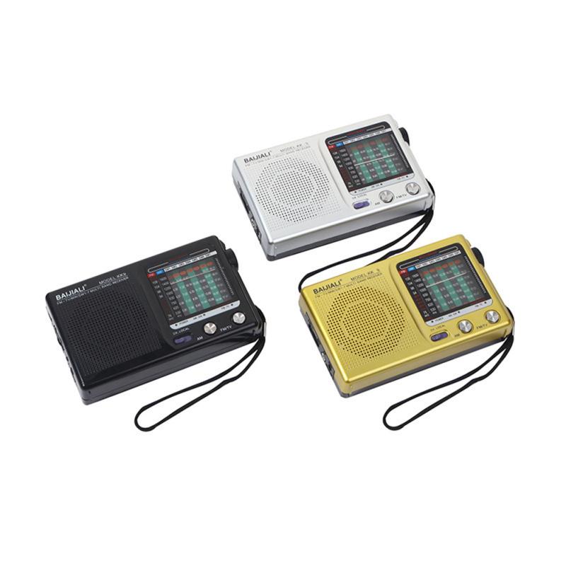 KK9 Погодное радио SW AM FM Портативное радио с батарейным питанием Самое долговечное радио для экстренных ситуаций