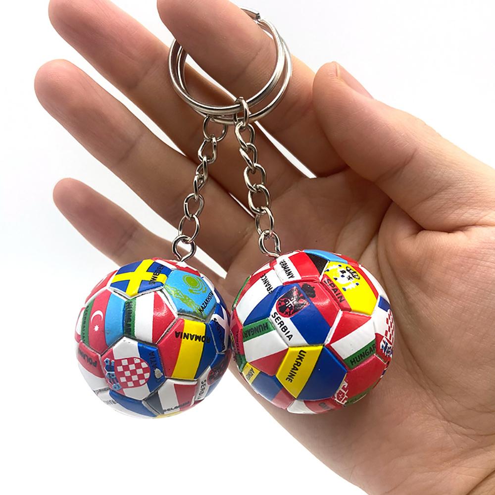 PVC Football Keychain Ornaments Business Volleyball Beach Ball Sport For Players Student Sports Souvenirs Competition Prizes 4