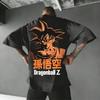 Большая футболка с графическим принтом Аниме Dragon Ball Goku Мужская Женская Винтажная с коротким рукавом Летние Топы Y2k Уличная Одежда Повседневная 2026 Новая