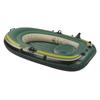 Зеленая надувная лодка из ПВХ, 2 человека, надувной каяк, каноэ с тросом, инструменты для рыбалки, дрейфа и дайвинга