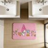 Милый M-my Melody Коврик для ванной Нескользящий Впитывающий воду Длинный полосатый Подушка Коврик для спальни Приветственный коврик