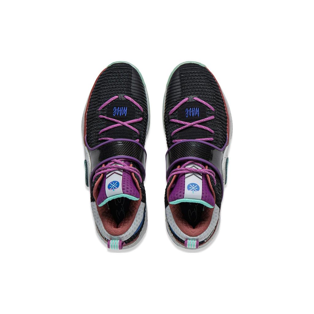 Баскетбольные кроссовки Li Ning Wow 6 Wade Way Kuising Dandou легкие, нескользящие, амортизирующие, среднего размера, мужские, черные ABAT131-9