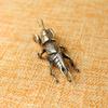 Antique Insect Figurines Miniatures Tea Pet Ornament Pure Copper Field Cricket Statue Desktop Decoration Collection Crafts Decor