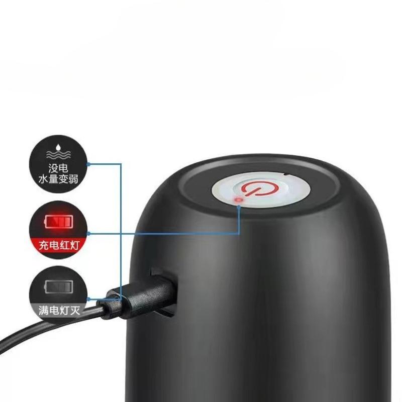 1 шт. Насос для бочковой воды Электрический диспенсер для воды Домашний интеллектуальный перезаряжаемый диспенсер для воды Ведро с чистой водой Автоматический прессовщик воды