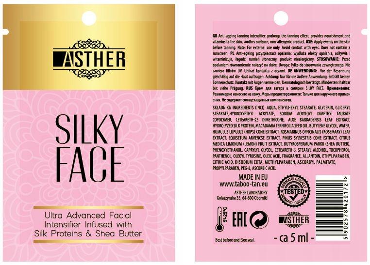 Asther Silky Face Intensifier to sunbathe