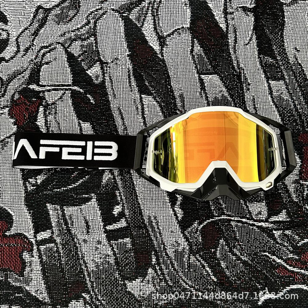 NAFEIB Motorcycle goggles for outdoor sports, off-road, windproof, for men and women riding motorcycles