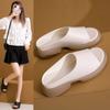 Fashion Summer New Women's Leather PU Platform Casual Slippers Ladies Gladiator Open Toe Beach Shoes Woman Shallow Roman Sandalias
