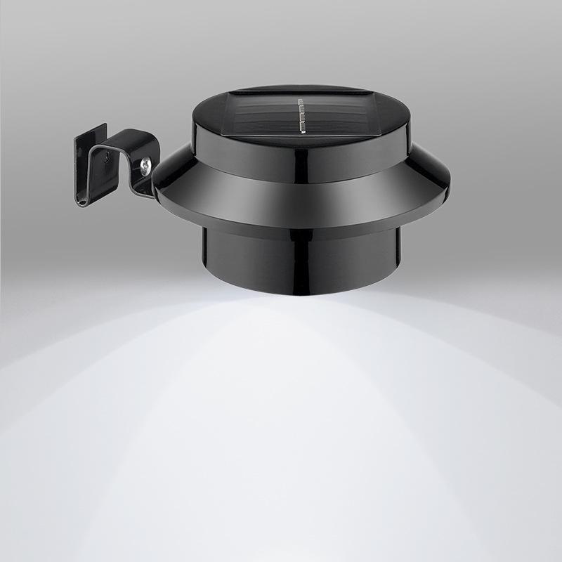 LED Solar Wall Lamp Perforated Outdoor Fence Decorative Lamp Outdoor Waterproof Eaves Garden Wall Lighting Fence Lamp Courtyard Outdoor Courtyard Lamp