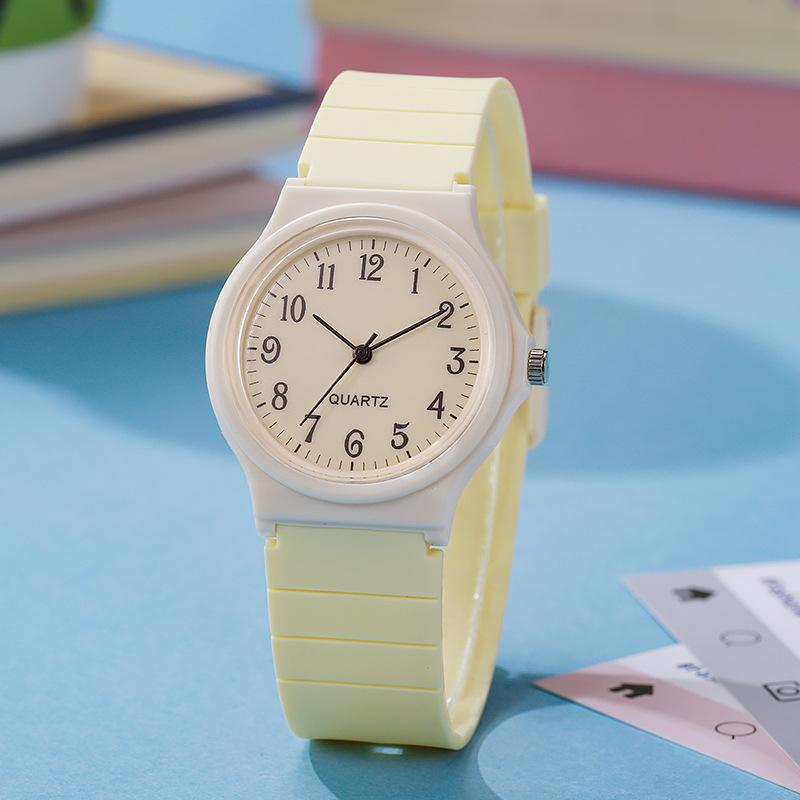 Luxury Student Exam Watch Silicone Strap Quartz Watch Cute Cartoon Pattern Boy Girl Gift Wristwatches Relojes Para Mujer