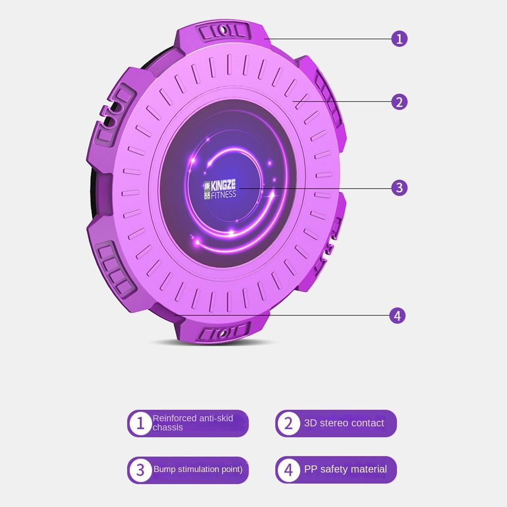 With Pull Rope Yoga Waist Twisting Disc Foot Massage Writhing Waist Plate Exercise