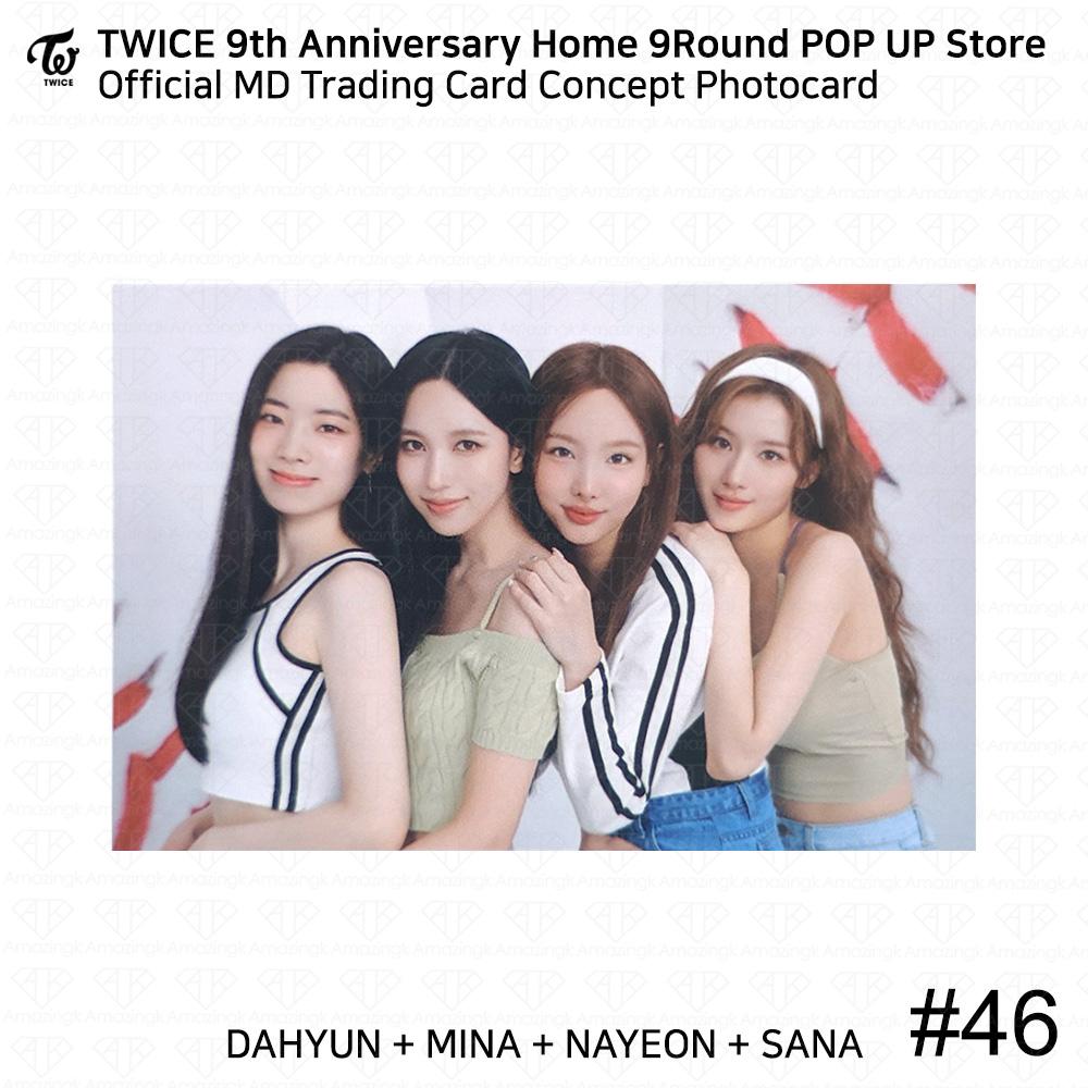 Twice 9th Anniversary Home9Round Pop Up Store MD Коллекционная карточка Фотокарточка