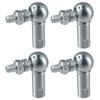 4pcs Self-lubricating CS8 Rod End Ball Bearing M5x0.8 Angle Ball Joint  Horizontally Hinged Door