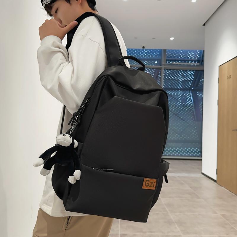 Студенческий рюкзак, мужской спортивный рюкзак, однотонный дорожный рюкзак для женщин и девочек