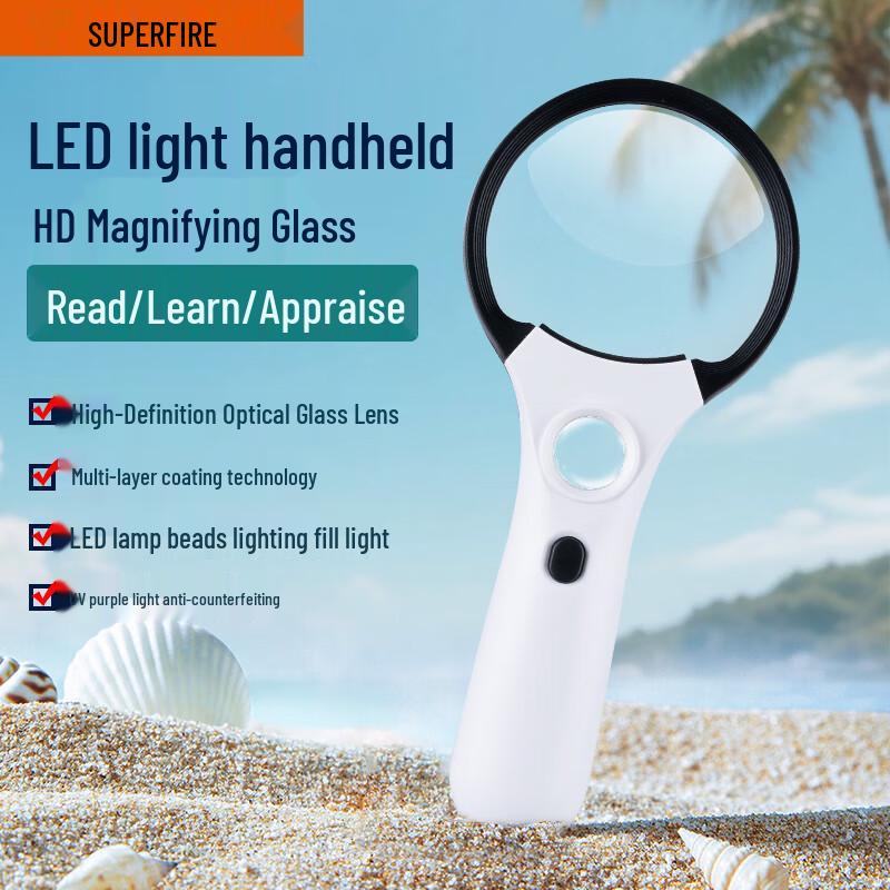 SupFire High Magnification LED Magnifying Glass