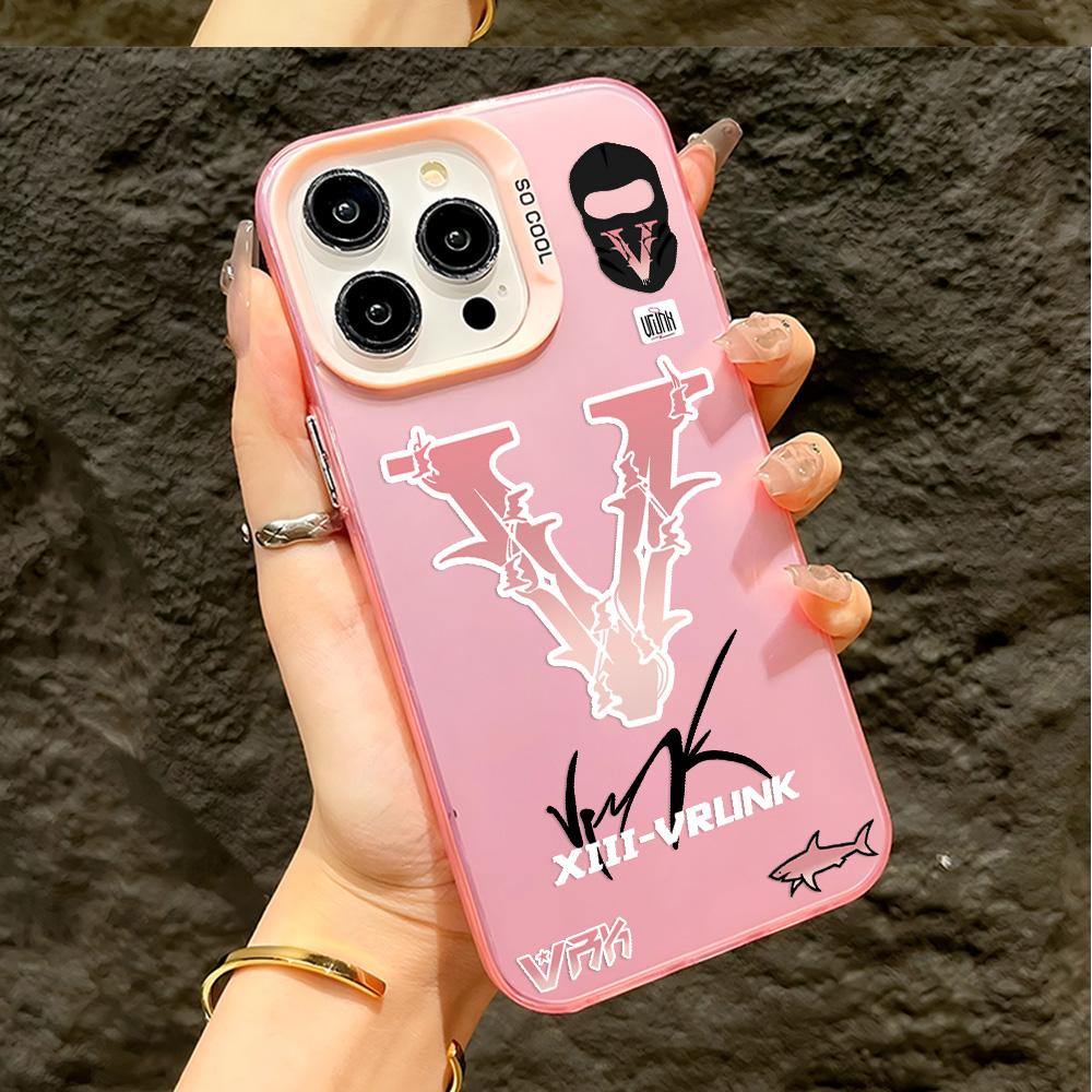 Крутой Модный V-Vrunks Горячий Чехол Для Телефона Для iPhone 17 16e 16 15 14 13 12 11 mini Pro Max X XR XSMAX Air Plus Противоударный Матовый Чехол