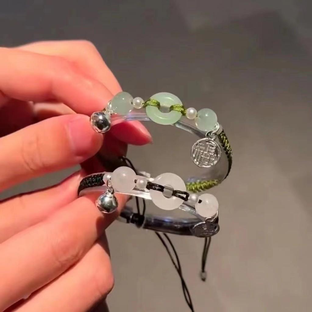 Регулируемый Простой Модный Тренд Черный Веревочный Браслет Для Пар Ручная Работа Подарок