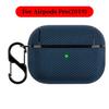 Ударопрочный нейлоновый чехол для наушников для AirPods Pro 2 1, защитный чехол для беспроводной Bluetooth-гарнитуры для Airpods 3 2 1, корпус для наушников
