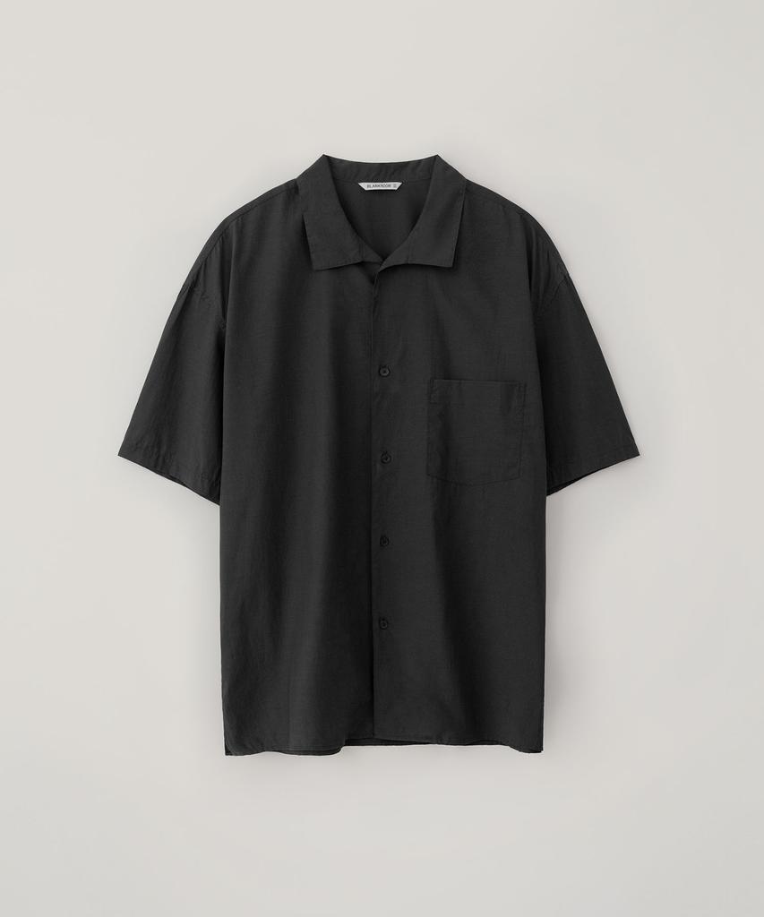 BLANKROOM Nilo Half Shirt_Washed Black