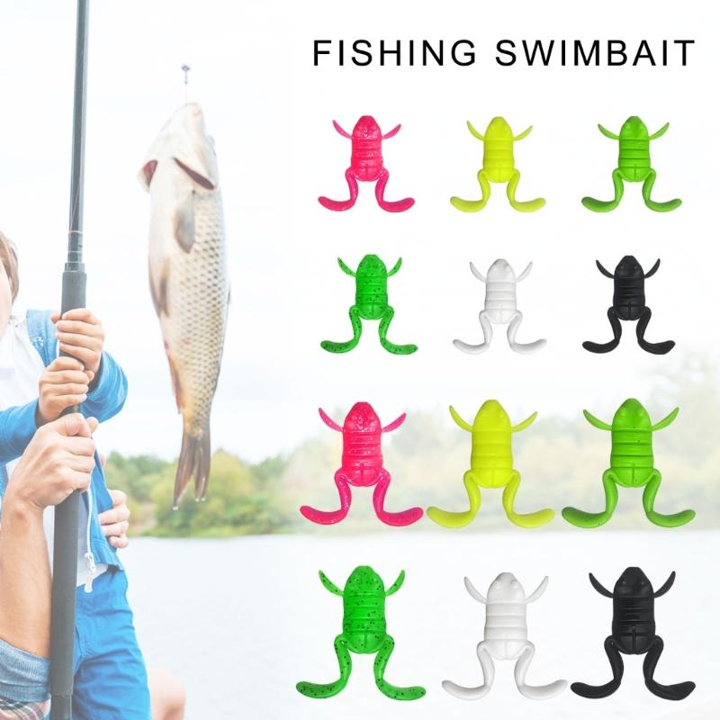 5 шт. Приманки-лягушки Мягкая искусственная плавающая приманка Имитация лягушек Приманки Поверхностные плавающие приманки Простые в использовании