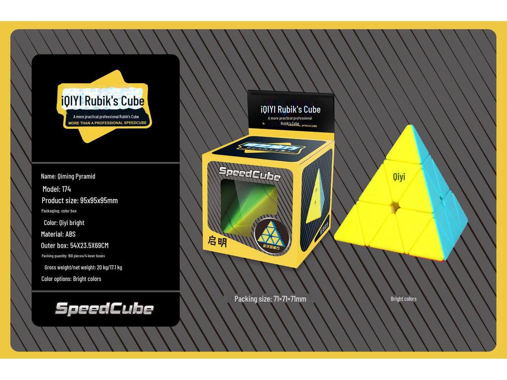 Qiyi Multi-Level Rubik's Cubes for Kids - Educational Toy Set