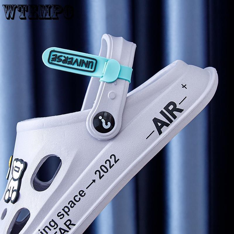 Модные удобные дышащие классные тапочки Quick Step, пляжная обувь, тапочки с сумкой, сандалии